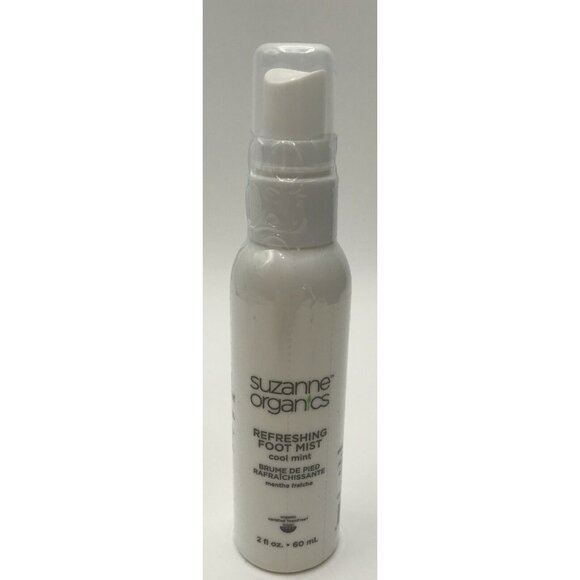 Suzanne Organics Refreshing Foot Mist Cool Mint 2 oz 60 ml Foot Care Beauty - Picture 1 of 5